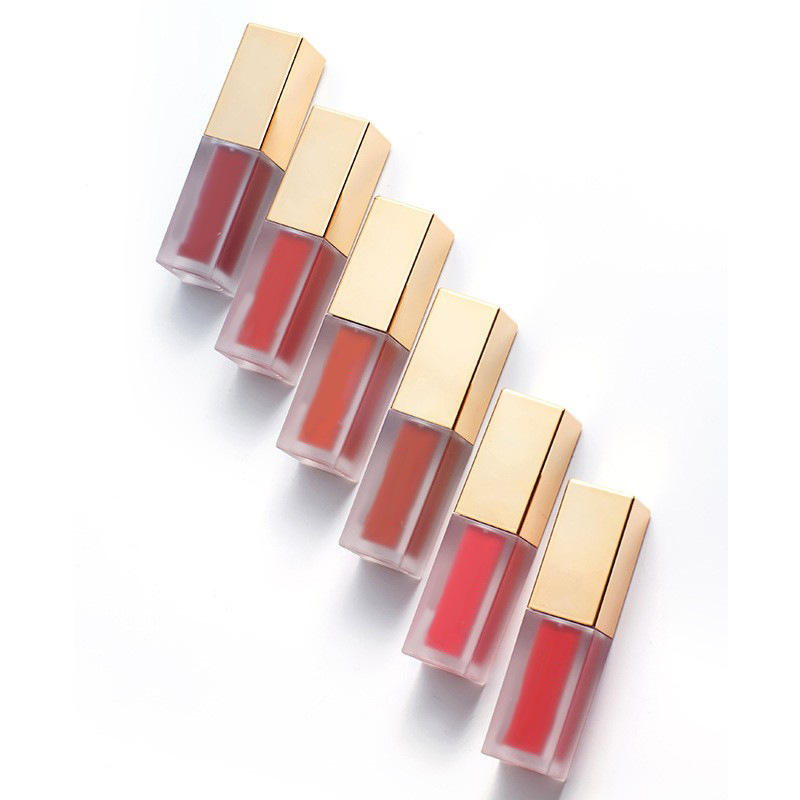 5g Waterproof Private Label Gold Liquid Vendor Long Lasting Vegan Lip Gloss Make Your Own Brand Custom Logo Matte Lipstick