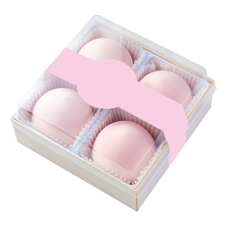 Beauty Sponge Blender Set Super Soft Foundation Blending Peach Shape Marshmallow Makeup Sponge