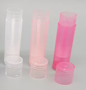 Mini Lip Balm Tubes Clear Black White Pink Purple Plastic Lipstick Tube Lip Balm Tubes