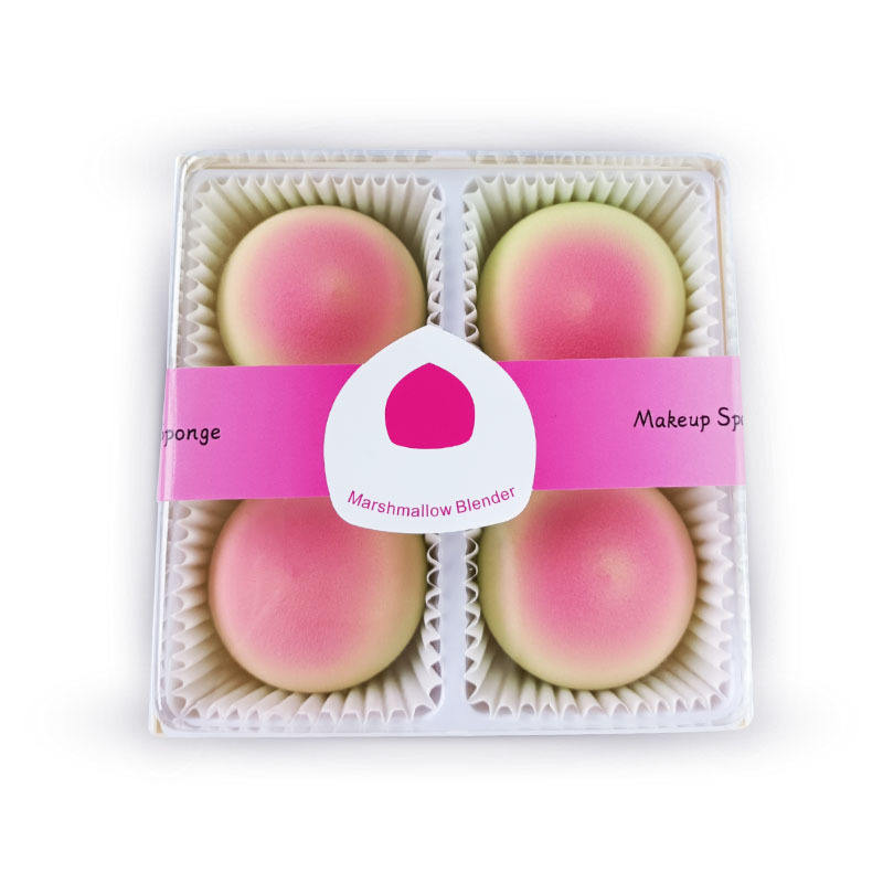 Beauty Sponge Blender Set Super Soft Foundation Blending Peach Shape Marshmallow Makeup Sponge