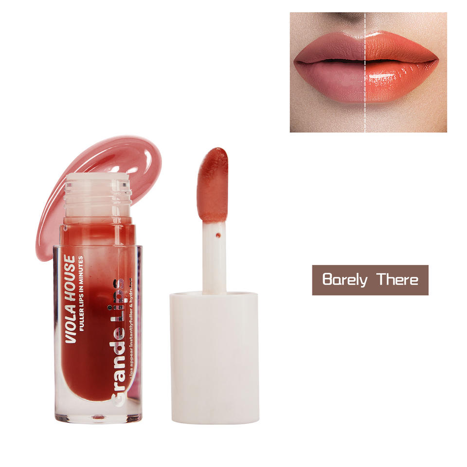 5 Colors Moisturizing Glossy Clear Lips Oil Natural Non-sticky Wholesale Lipgloss Lip Plumper Gloss