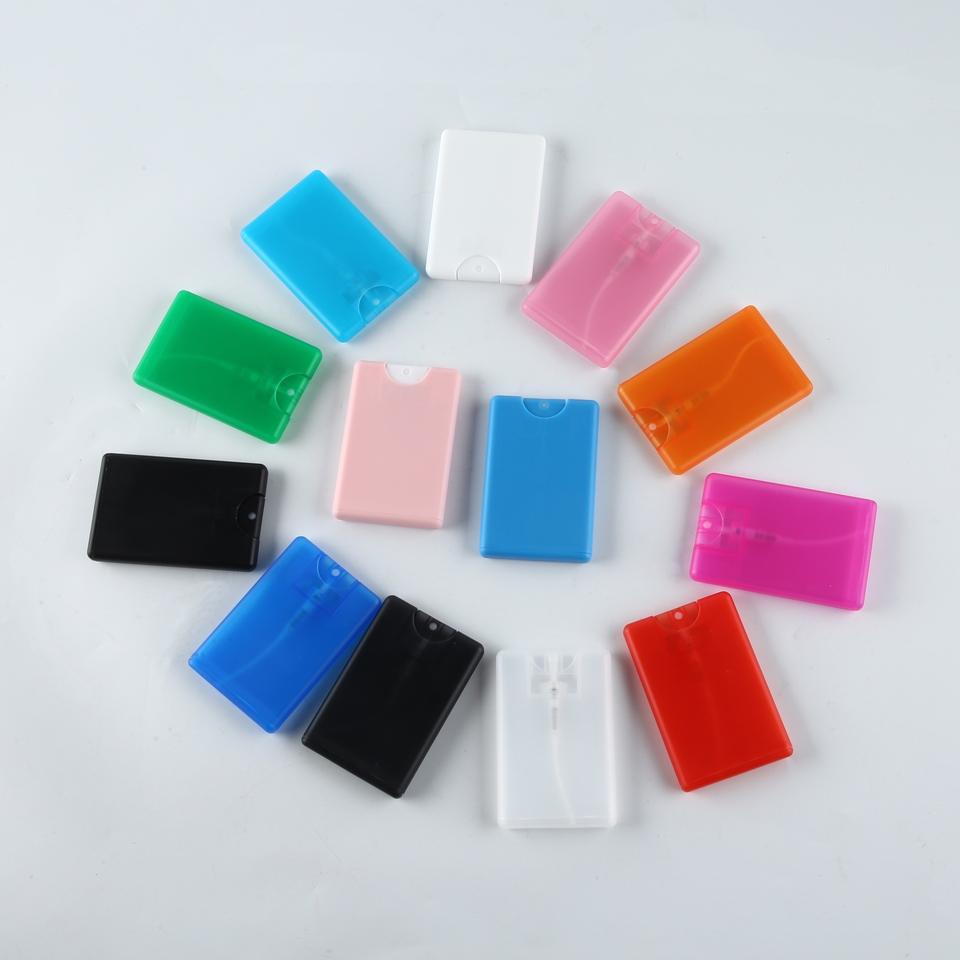 Spot 20ml Travel Portable Card Spray Perfume Alcohol Replenishment Press Spray Empty Bottle