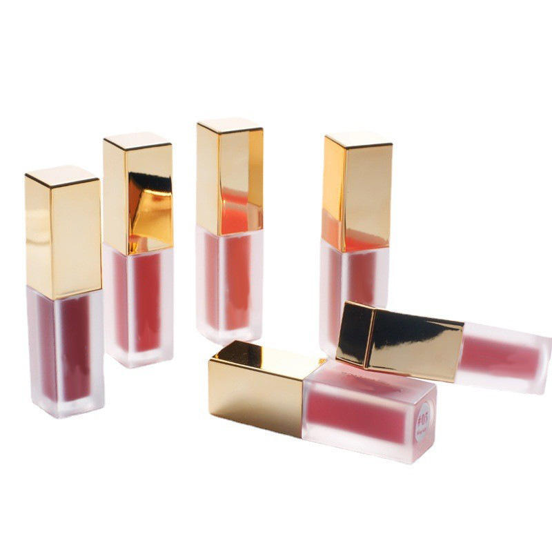 5g Waterproof Private Label Gold Liquid Vendor Long Lasting Vegan Lip Gloss Make Your Own Brand Custom Logo Matte Lipstick