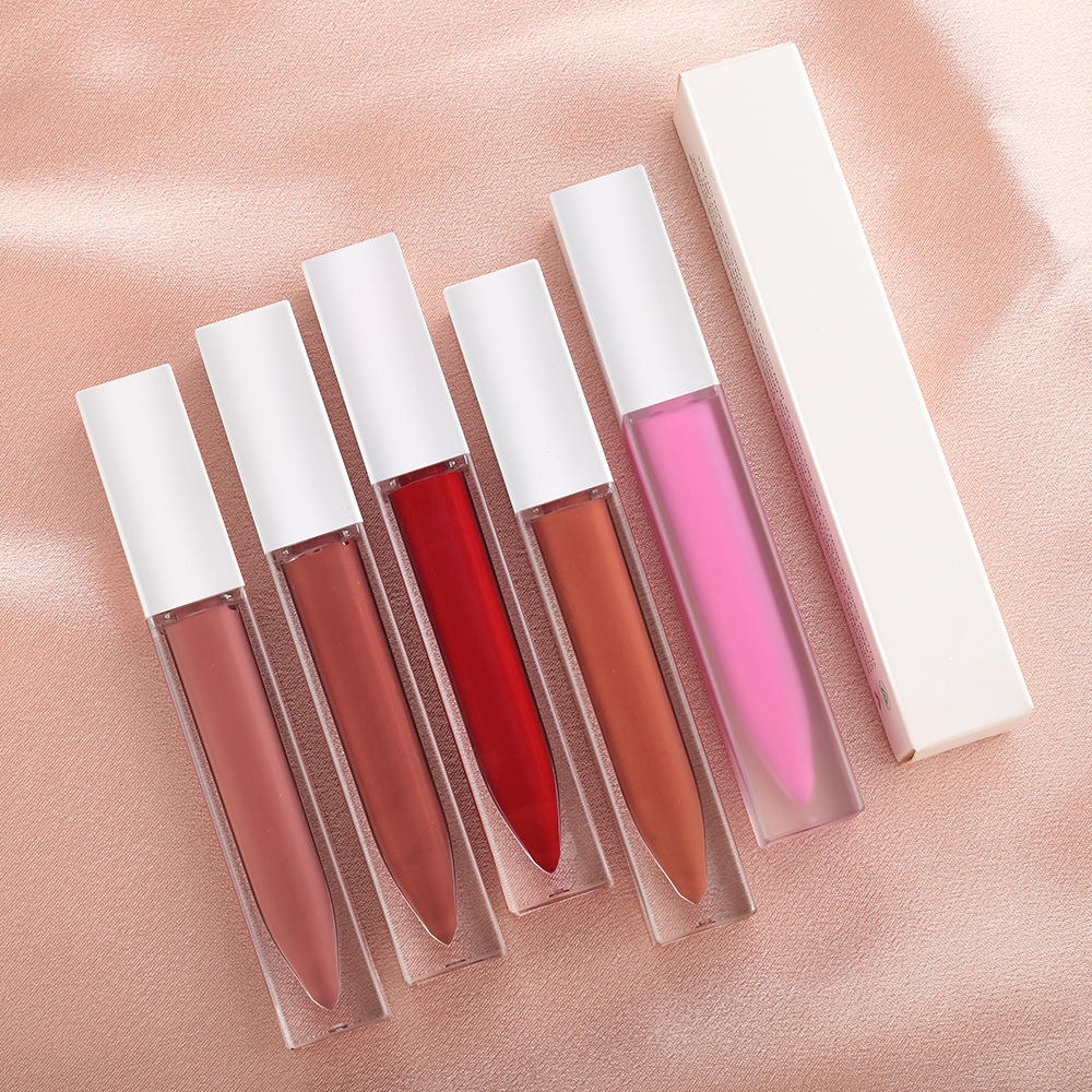 Make Your Own Brand Long Lasting Waterproof Shimmer Lipgloss Wholesale Vegan Custom Private Label Matte Liquid Lipstick