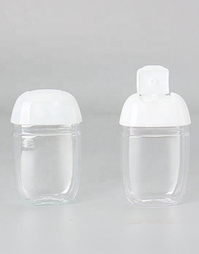 Logo Customized White Color Lotion Pump Hand Sanitizing Spray Bottle Private Label Plastic Mini Hand Sanitizing Bottle