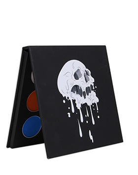 Skull Printing Custom Logo Small Square Waterproof Quality Pressed Matte Eyeshadow Palette