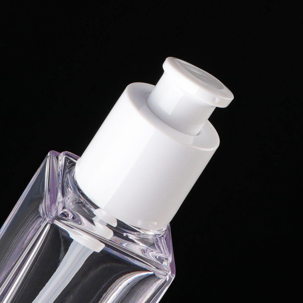 Luxury 50ml 100ml Cosmetic Square Pet Thick Wall Skincare Packaging Plastic Facial Serum Body Lotion Bottle