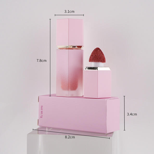 Vegan Cruelty Free Waterproof Cream Blush Stick 8 Colors Cheek Custom No Logo High Pigment Private Label Liquid Blush 100 – 499 pieces