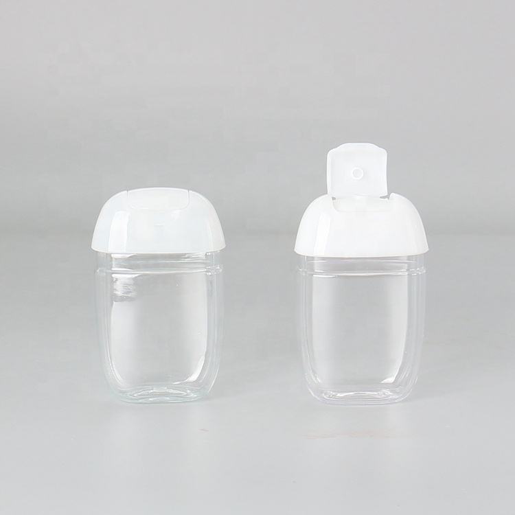 Logo Customized White Color Lotion Pump Hand Sanitizing Spray Bottle Private Label Plastic Mini Hand Sanitizing Bottle