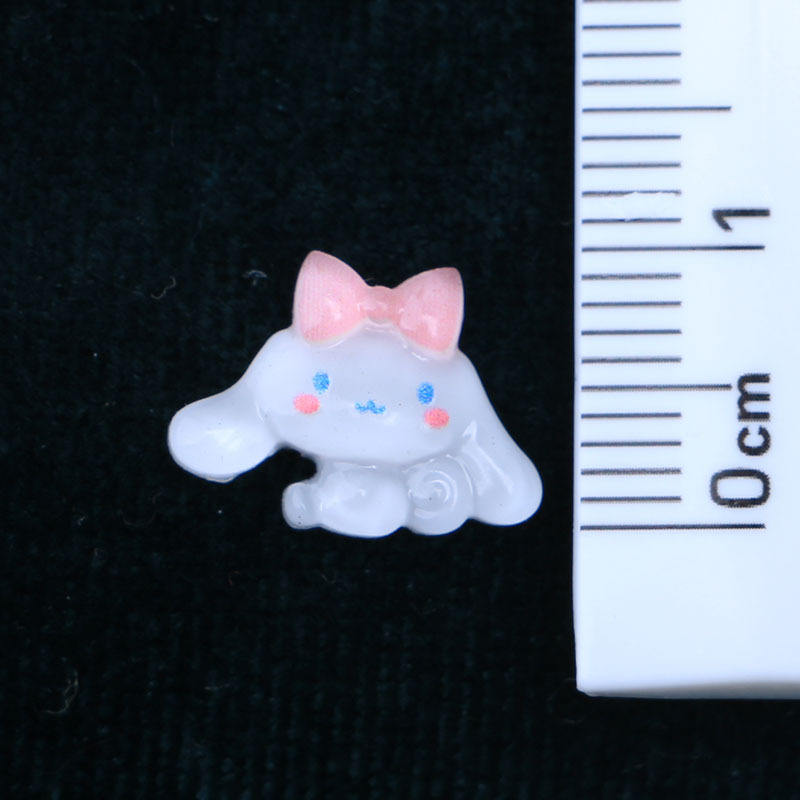 Japan Anime Character Cute Puppy Cinnamoroll Purin Handmade Nail DIY Cartoon Nails Art Decoration