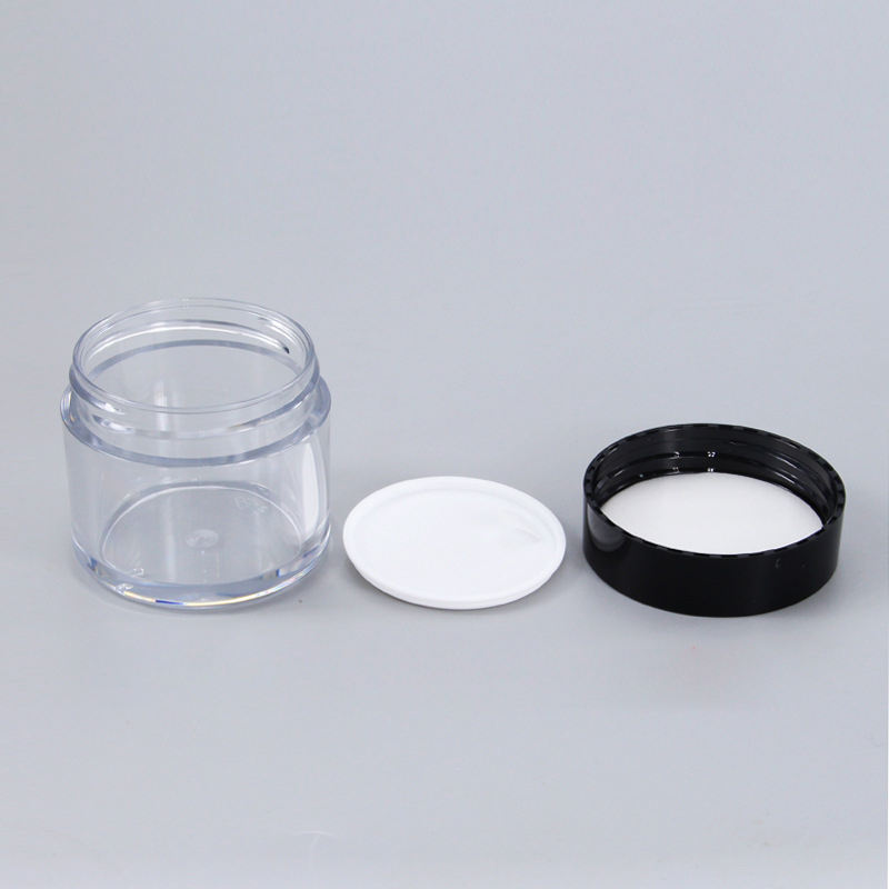 50G Plastic Lip Scrub Container Empty 50g Cosmetic Pet Jar For Creams