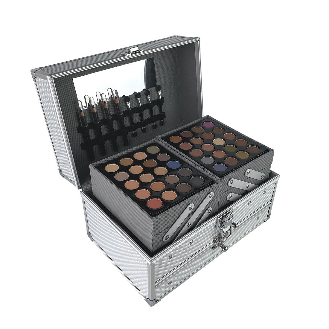 Fashion Women Cosmetic Case Full Professional Makeup Palette Concealer Blusher Pro 132 Full Color Eyeshadow Palette