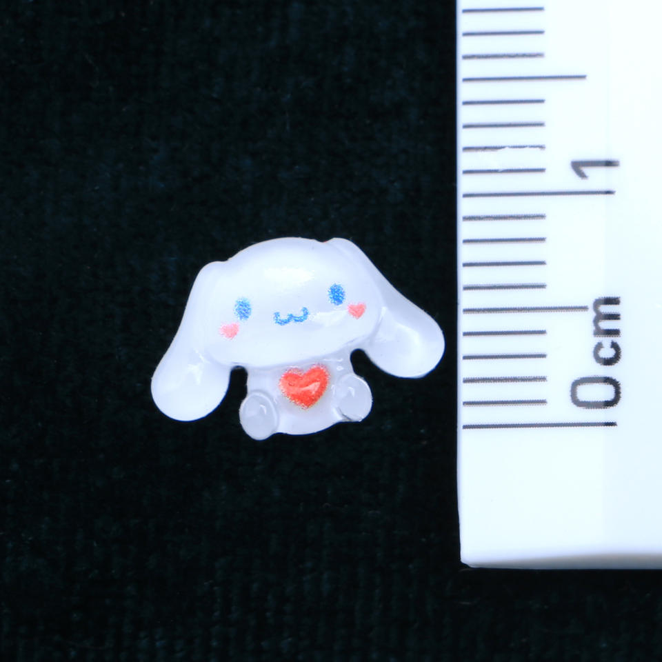 Japan Anime Character Cute Puppy Cinnamoroll Purin Handmade Nail DIY Cartoon Nails Art Decoration