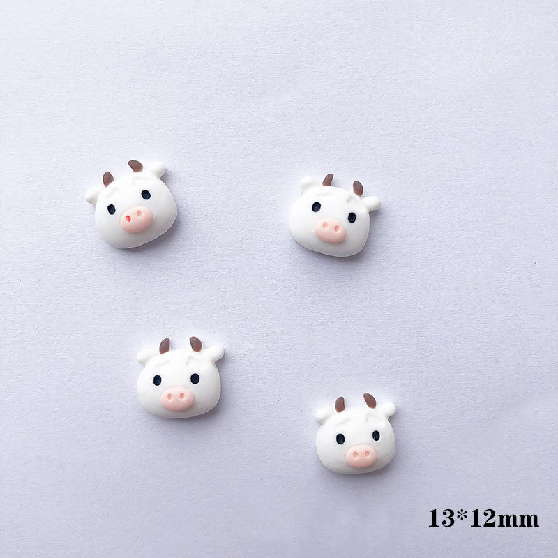 Cute Animal Bow Fun Nail Accessories Rotatable Kawaii 3D Kitty Nail Charms For DIY Nails Art