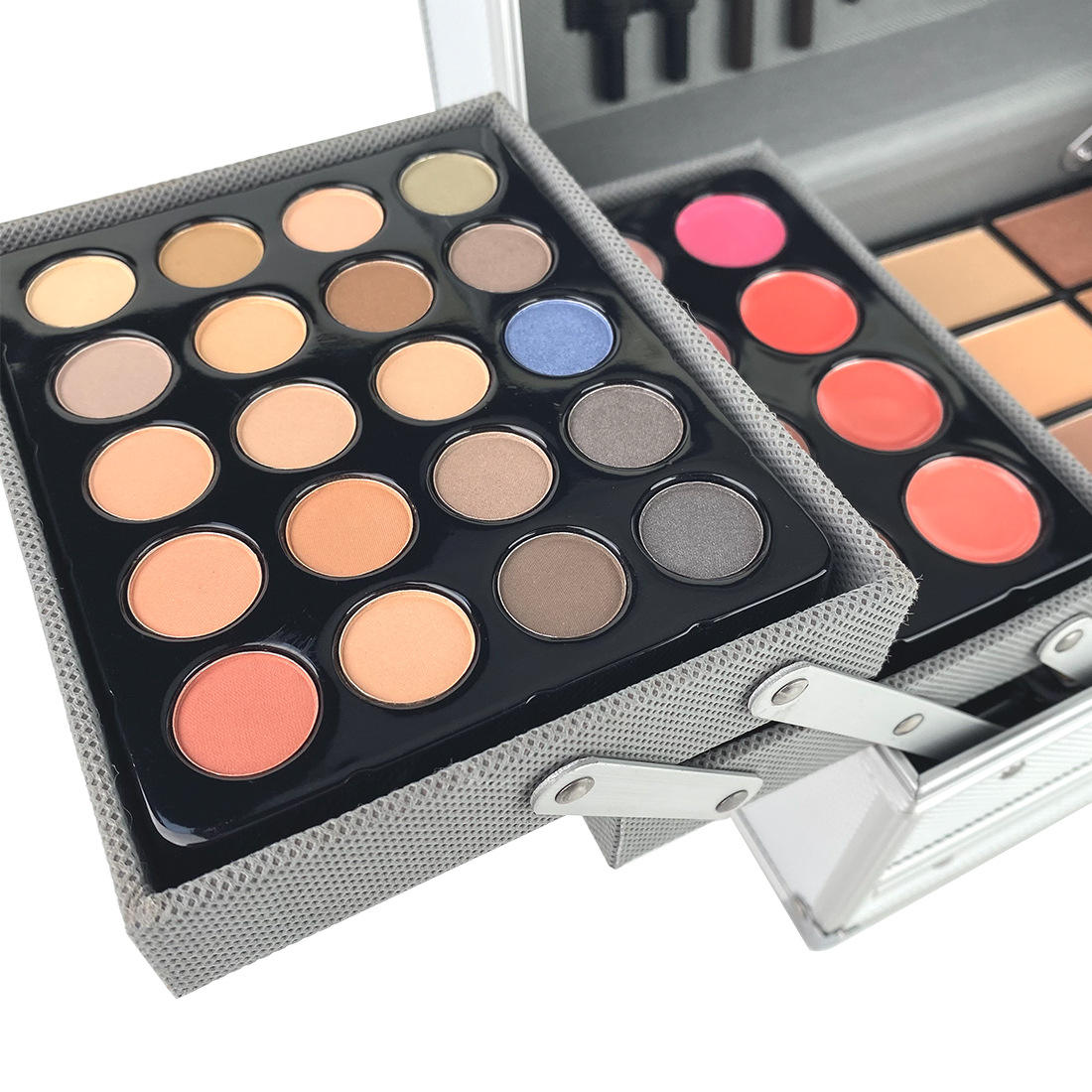 Fashion Women Cosmetic Case Full Professional Makeup Palette Concealer Blusher Pro 132 Full Color Eyeshadow Palette