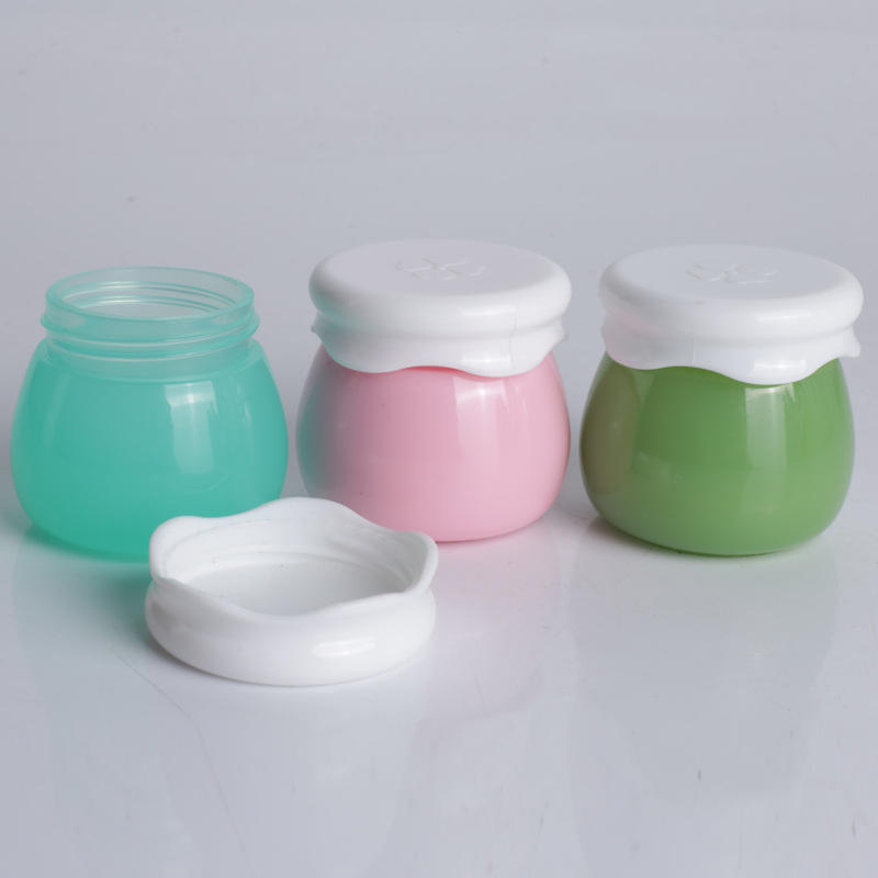 10g Acrylic Lip Jam Packaging Plastic Mask Jar Lip Gloss Balm Bottle Portable Cosmetic Dispenser Eye Cream Container With Lid