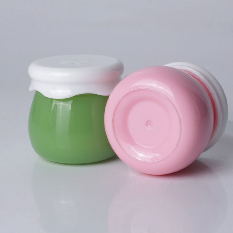 10g Acrylic Lip Jam Packaging Plastic Mask Jar Lip Gloss Balm Bottle Portable Cosmetic Dispenser Eye Cream Container With Lid