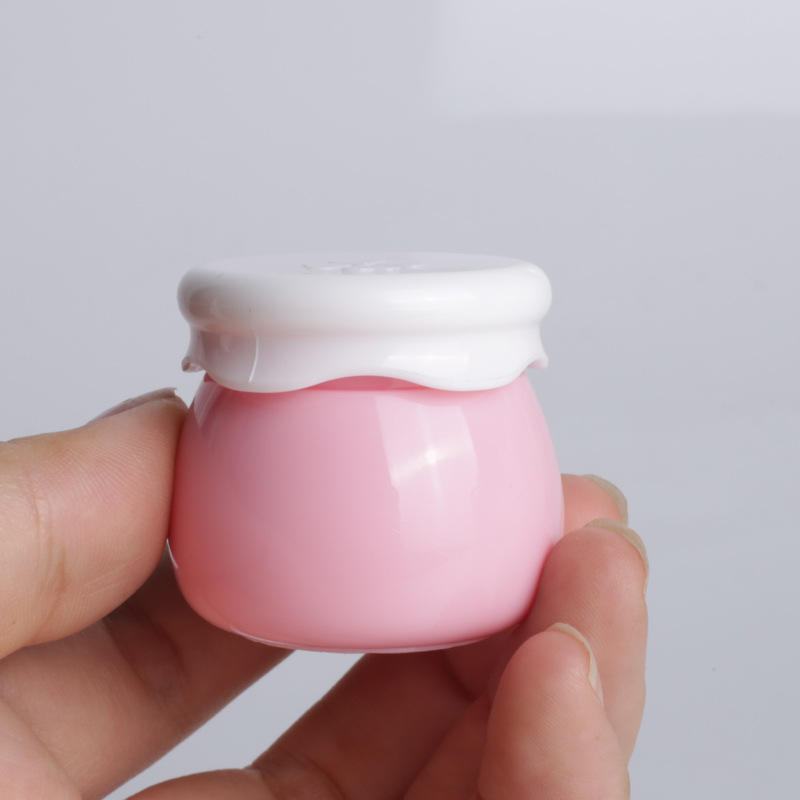 10g Acrylic Lip Jam Packaging Plastic Mask Jar Lip Gloss Balm Bottle Portable Cosmetic Dispenser Eye Cream Container With Lid