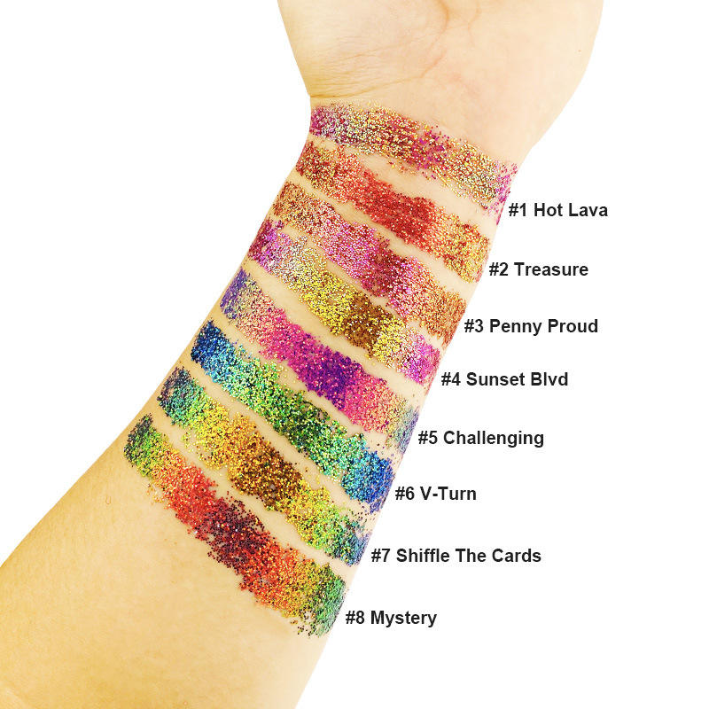 High Pigment Single Multi Chrome Eye Shade Makeup Duochrome Private Label Chameleon Eyeshadow