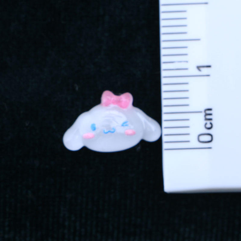 Japan Anime Character Cute Puppy Cinnamoroll Purin Handmade Nail DIY Cartoon Nails Art Decoration