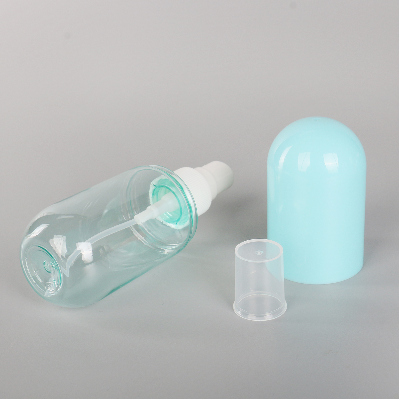 Candy Color Lotion Bottle Pill Capsule Shaped Pink Blue 40ml 60ml 100ml PET Plastic Cosmetic Spray Pump Bottles