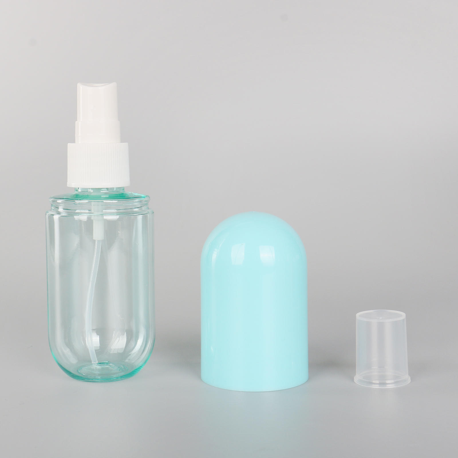 Candy Color Lotion Bottle Pill Capsule Shaped Pink Blue 40ml 60ml 100ml PET Plastic Cosmetic Spray Pump Bottles