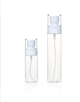 Empty Cosmetic Transparent Spray Bottle PET Plastic 60ml 100ml Water Liquid Toner Fine Mist Spray Bottle