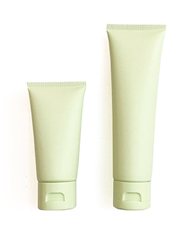 Matte Green Sun Cream Facial Cleanser Soft Container Tube Squeeze Packaging 50ml 100ml Plastic PE Cosmetic Tube For Skincare