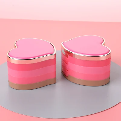 Personal Care White Color Eye Cream Multi-Layer Luxury Compact Powder Case Private Label PP Glass Loose Powder Containers