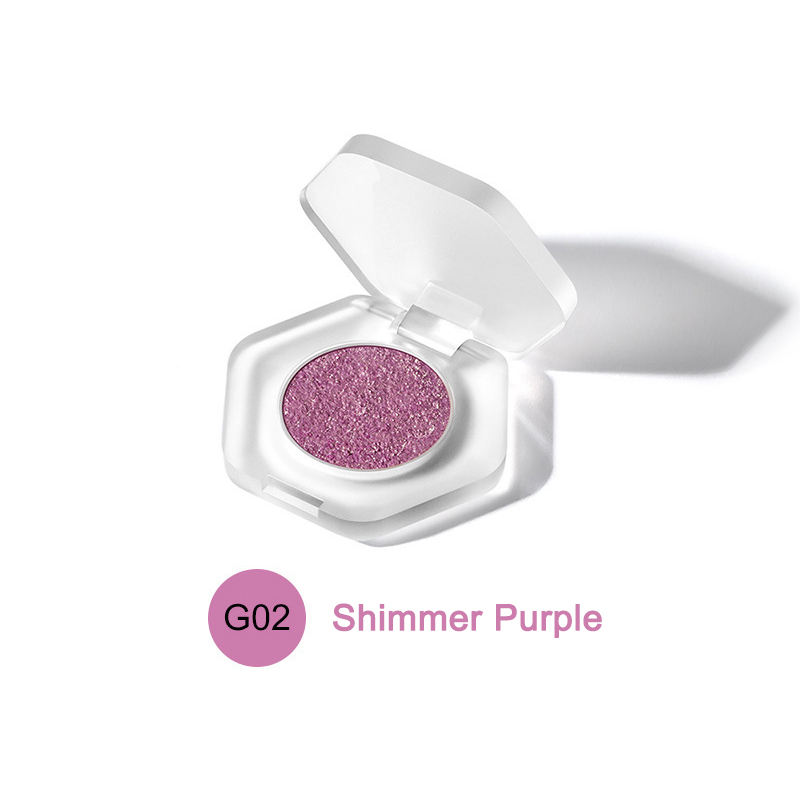 Cruelty Free Single Piece Transparent Matte Packing Eyeshadow Glitter Individual Vegan Eye Shadow