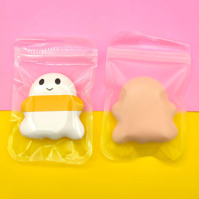 Cute Little Ghost Marshmallow Makeup Sponge Save Cosmetic Wet And Dry Dual-use Powder Puff