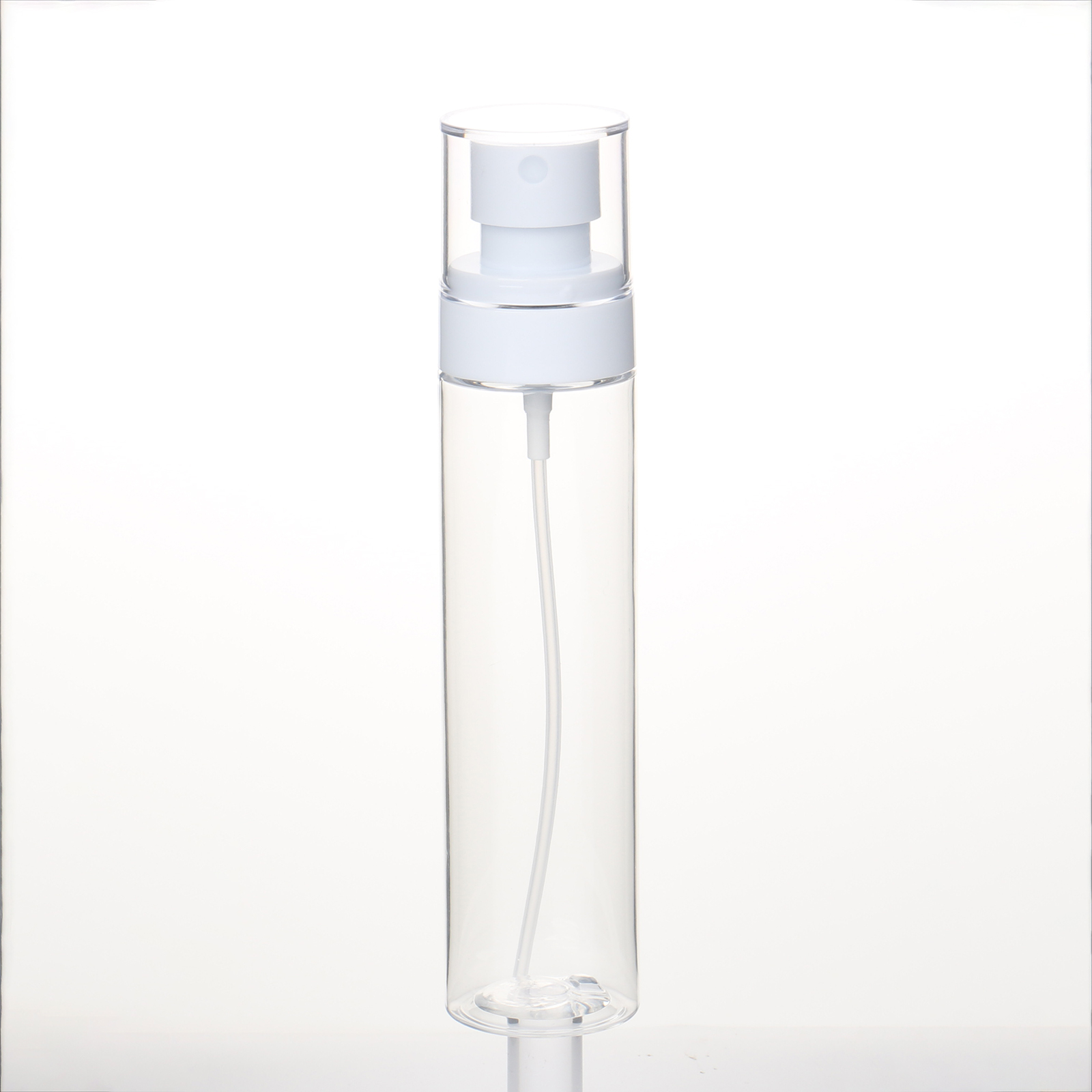 Empty Cosmetic Transparent Spray Bottle PET Plastic 60ml 100ml Water Liquid Toner Fine Mist Spray Bottle