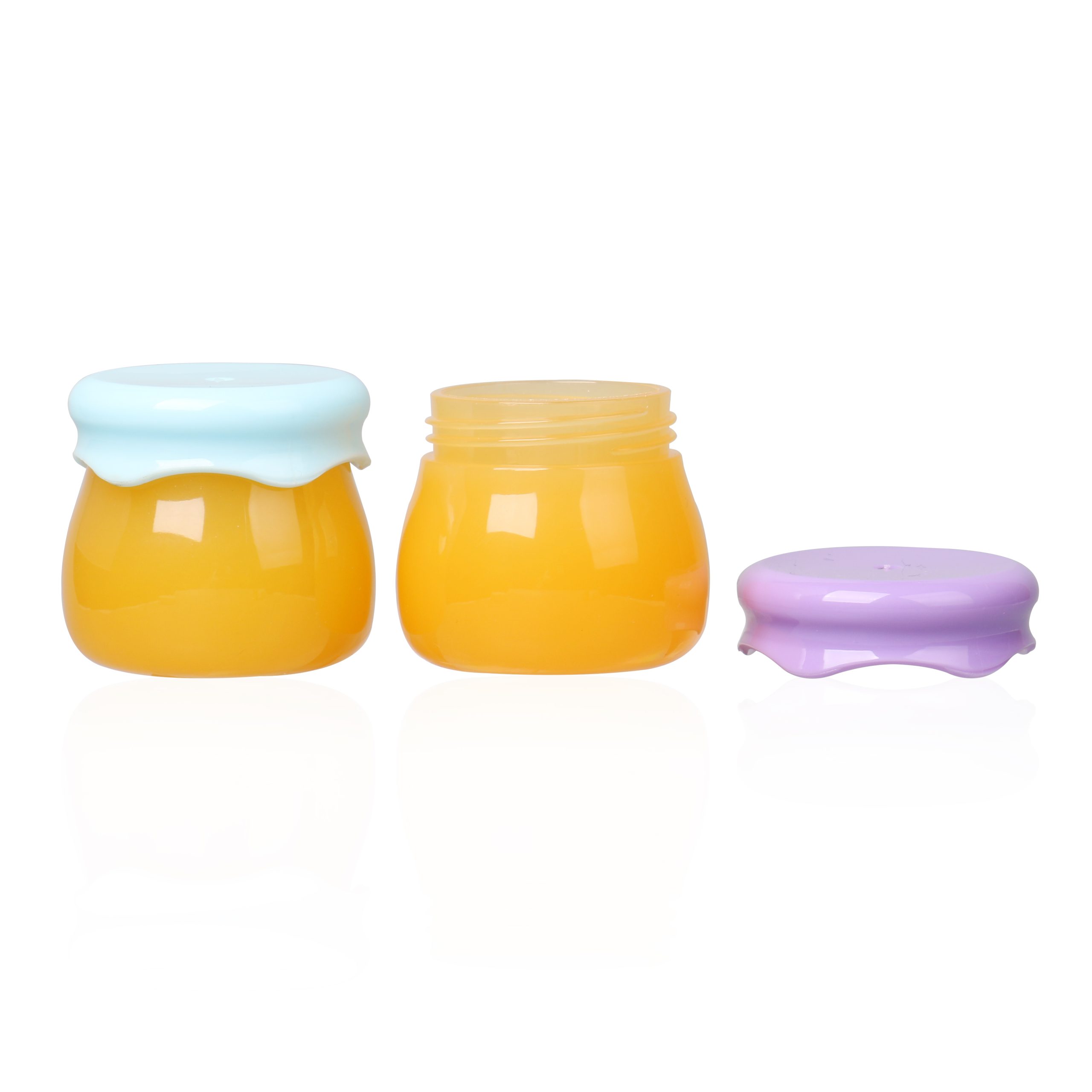 10g Mini Cute Unique Honey Lip Mask Cream Jar Empty Honey Lip Balm Pot Friendly Acrylic Plastic Jar For Cosmetic