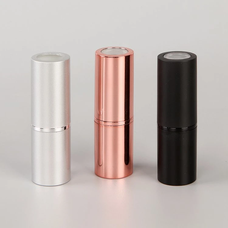 Factory Directly Supplier Color DIY Cosmetic Container Wholesale Lipstick Container Private Label ABS Lipstick Tube Pink