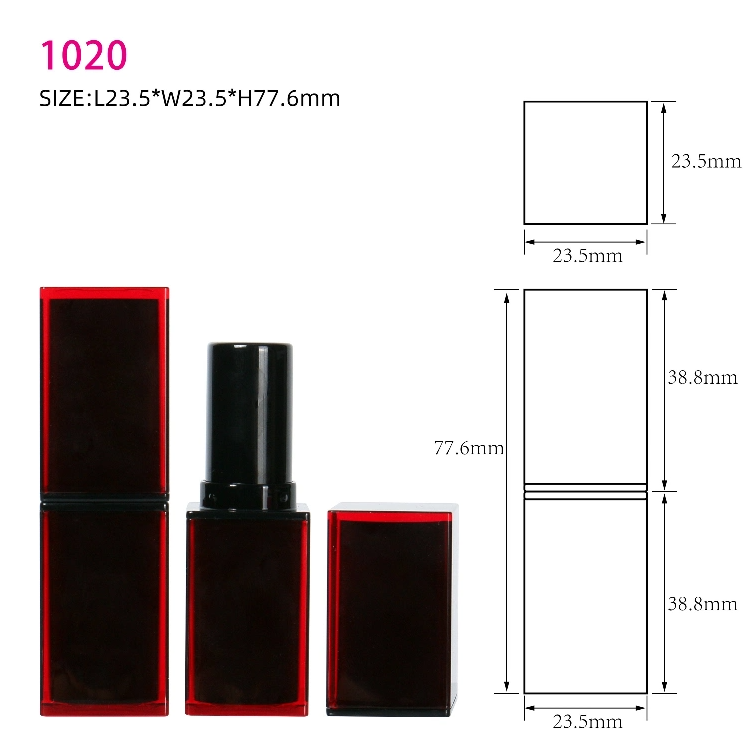 New Products White Color 3.5g Empty Lipstick Containers Private Label Plastic Lipstick Case Tube