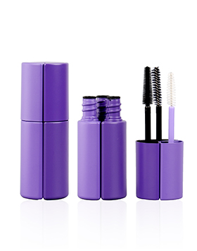 Refillable Color Diy Cosmetic Container 10ml Mascara Tube Box Hot Stamping Plastic Mascara Wand Tube