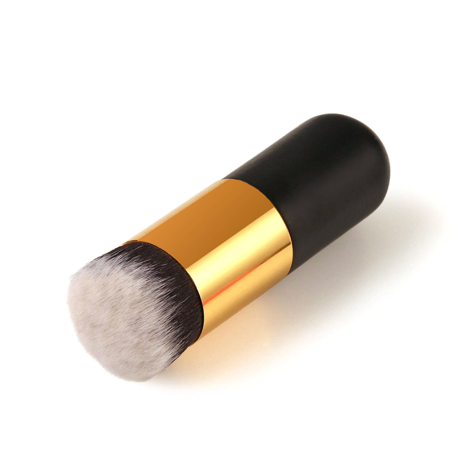 Chubby Pier Flat Cream Cosmetic Single Makeup Brush Professional Private Label Foundation Brush