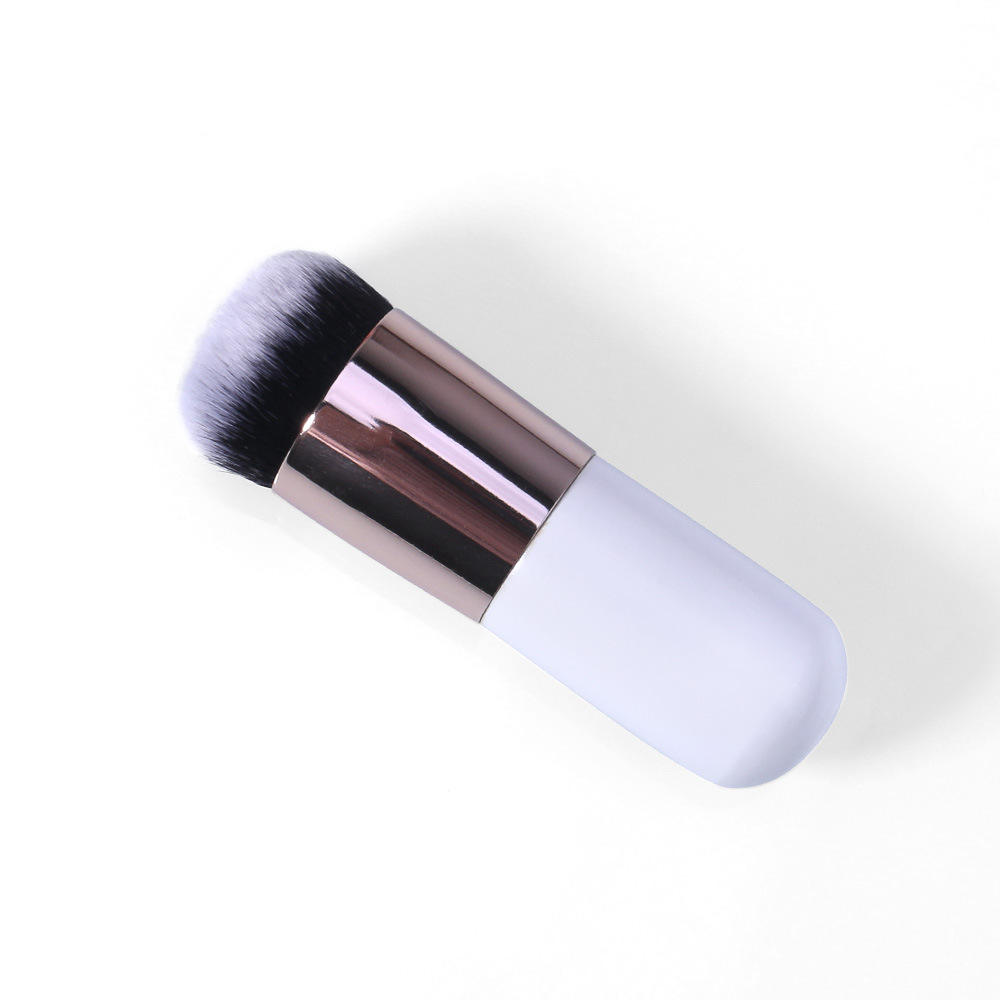 Chubby Pier Flat Cream Cosmetic Single Makeup Brush Professional Private Label Foundation Brush