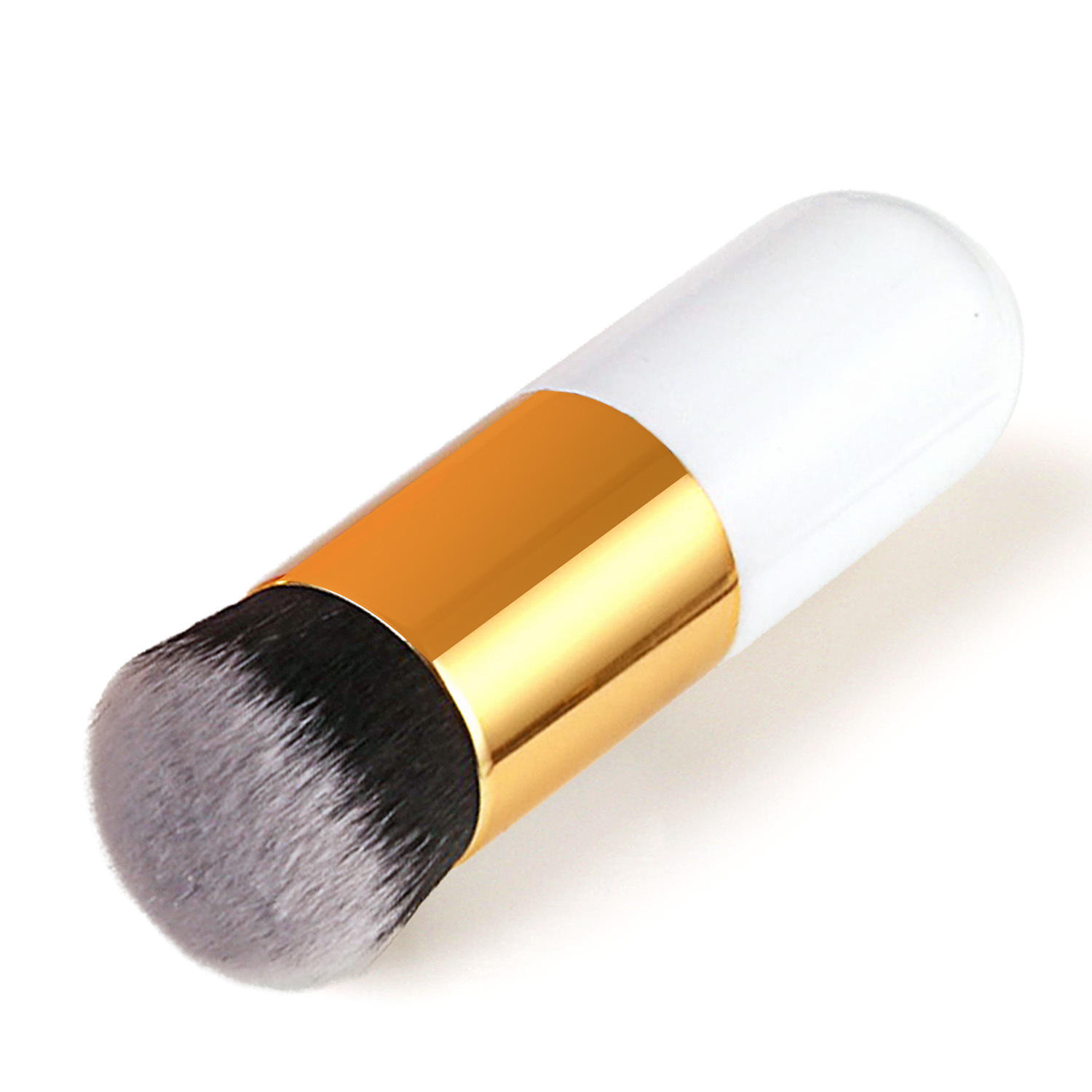 Chubby Pier Flat Cream Cosmetic Single Makeup Brush Professional Private Label Foundation Brush