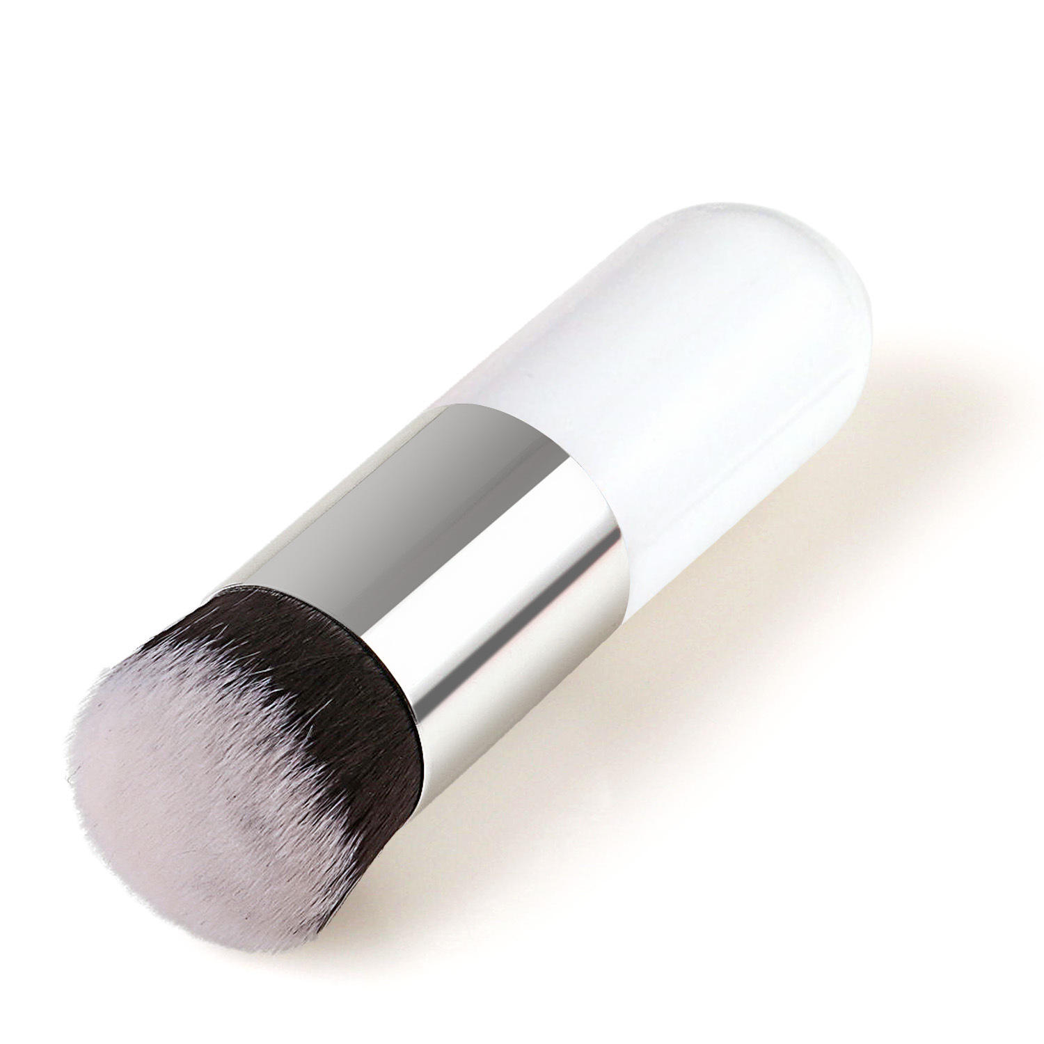 Chubby Pier Flat Cream Cosmetic Single Makeup Brush Professional Private Label Foundation Brush