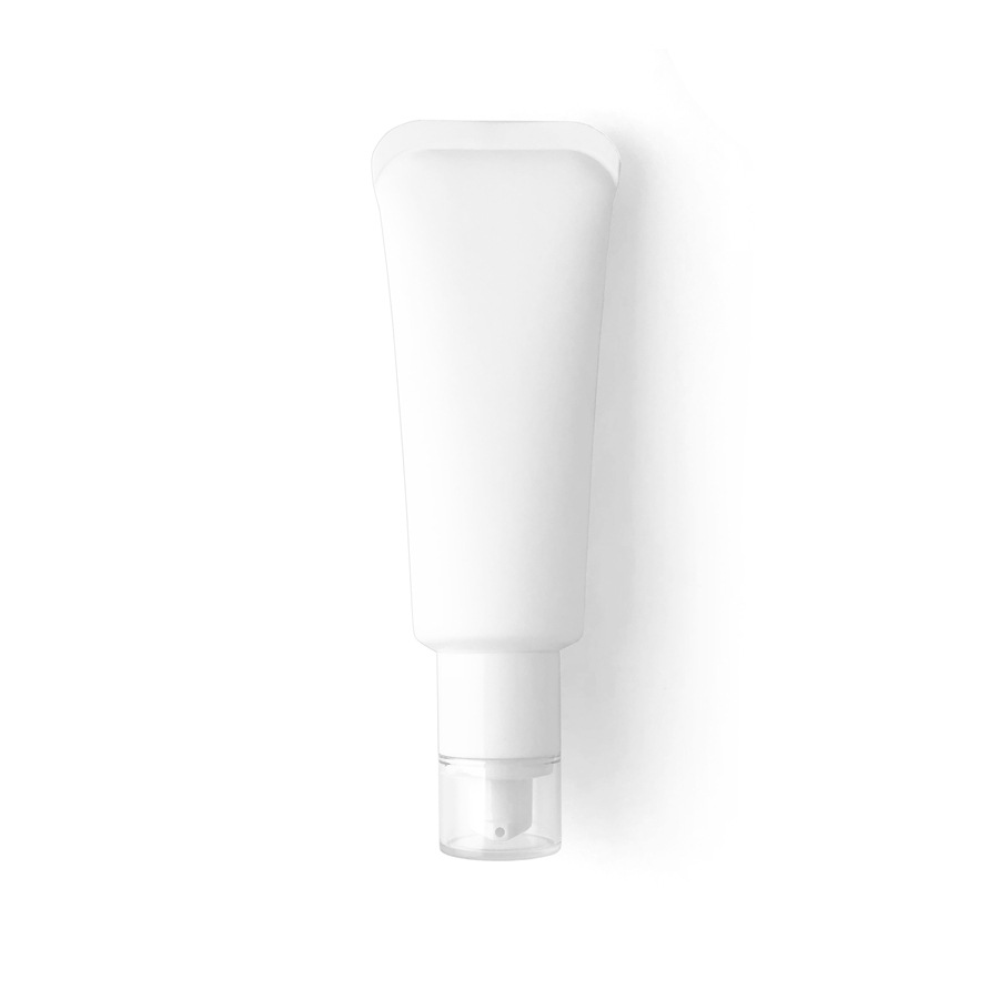 100ml Empty Frosted White PE Plastic Squeeze Soft Tube 100g Cosmetic Packaging Facial Cleanser Cream Bottle With Screw Cap