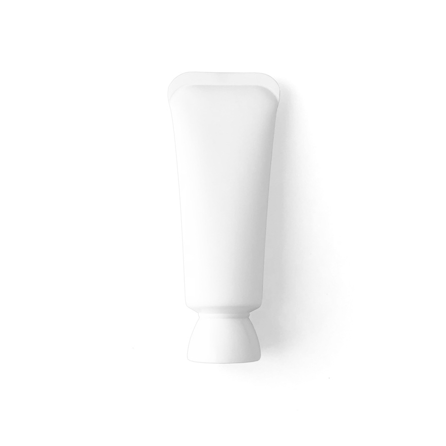 100ml Empty Frosted White PE Plastic Squeeze Soft Tube 100g Cosmetic Packaging Facial Cleanser Cream Bottle With Screw Cap