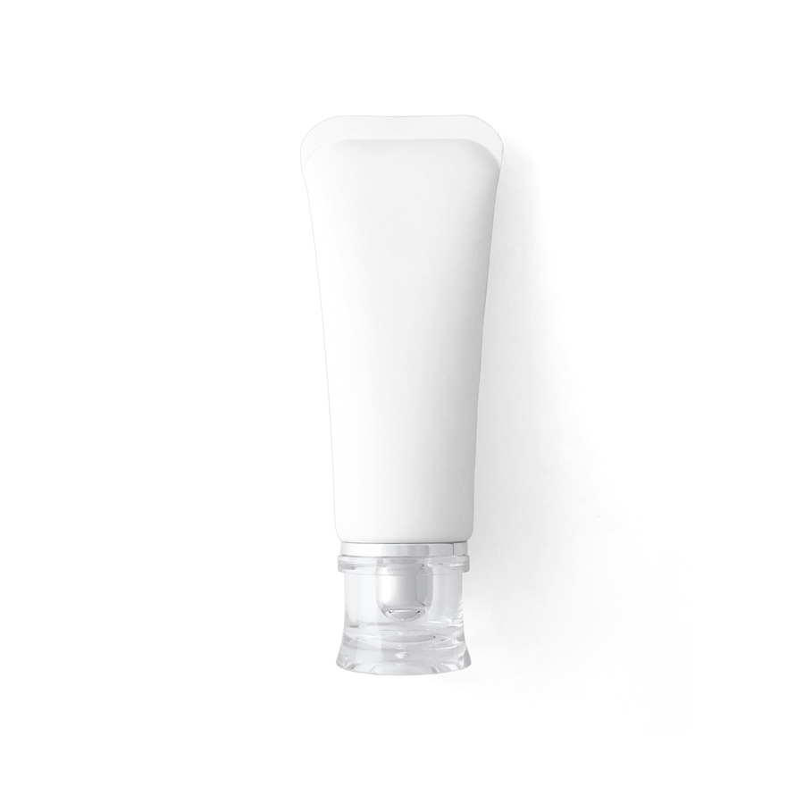 100ml Empty Frosted White PE Plastic Squeeze Soft Tube 100g Cosmetic Packaging Facial Cleanser Cream Bottle With Screw Cap