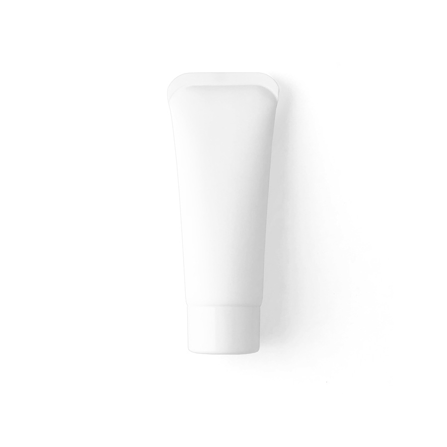 100ml Empty Frosted White PE Plastic Squeeze Soft Tube 100g Cosmetic Packaging Facial Cleanser Cream Bottle With Screw Cap