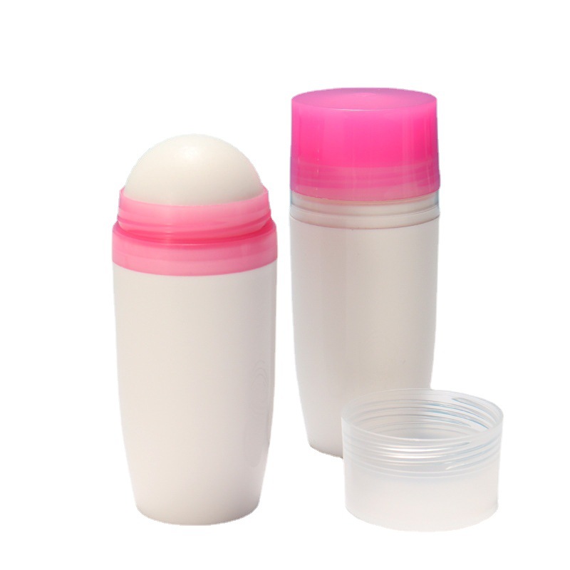 Refillable Empty Cylindrical Perfume Roller Bottle Cosmetic Packaging 30ml 50ml Deodorants Essential Oil Roll On Bottles