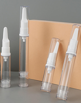 Mini Cosmetic Packaging 5ml 10ml 15ml AS Plastic Empty Refillable Eye Cream Serum Vacuum Dispenser Airless Pump Bottles