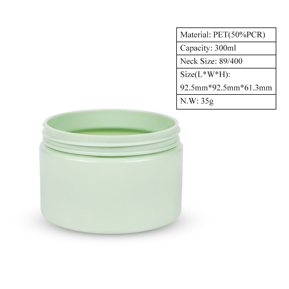 Eco-Friendly Skin Care Cosmetic Packaging Empty Face Cream Jar Lotion Spray Bottle PCR Plastic BPA-Free Bottles And Jar