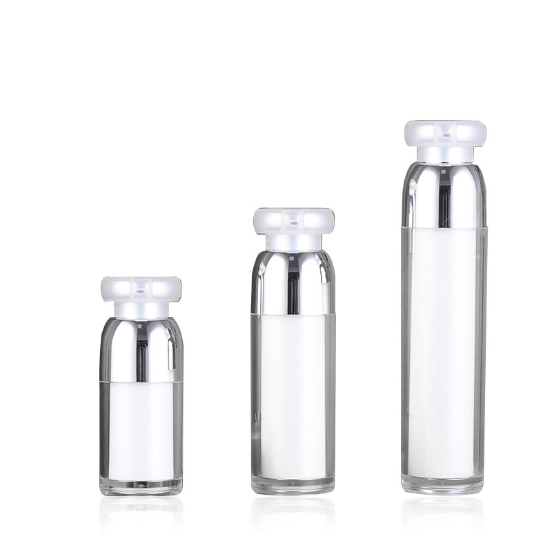 PP Plastic Empty Liquid 15ml 30ml 50ml BB Cream Makeup Press Refillable Airless Bottle Cosmetic Serum Lotion Pump Bottle