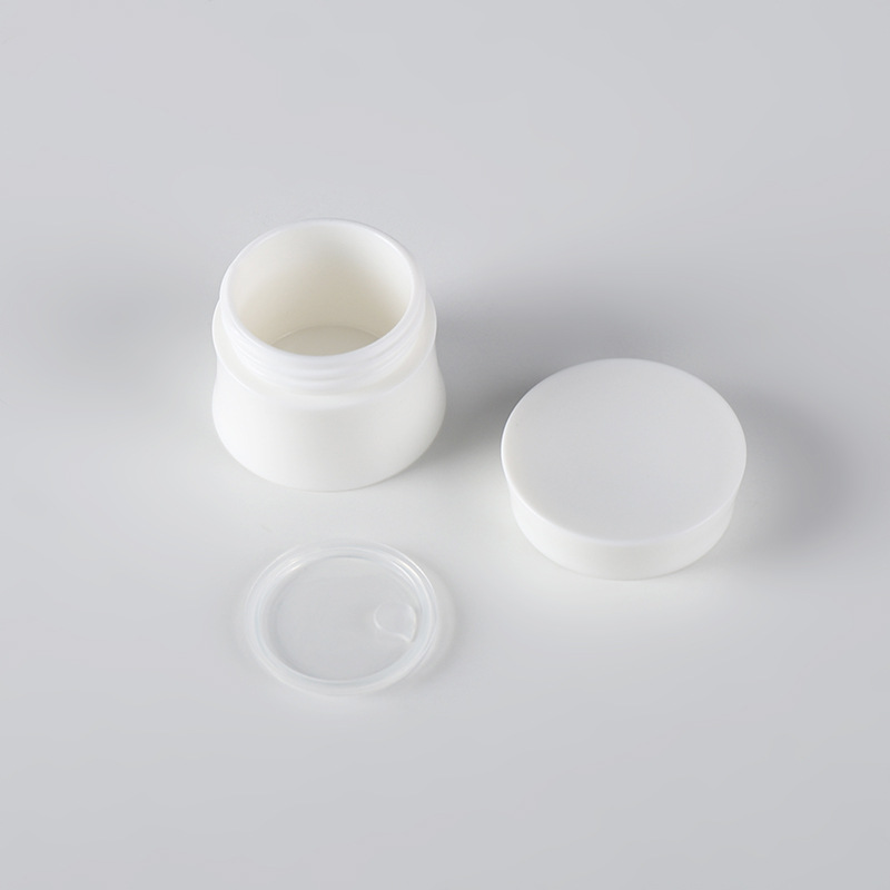 Cosmetic Packaging 15g 30g 50g Empty Special Shape Black White Eye Shadow Spot Cream Mask Plastic PP Jar