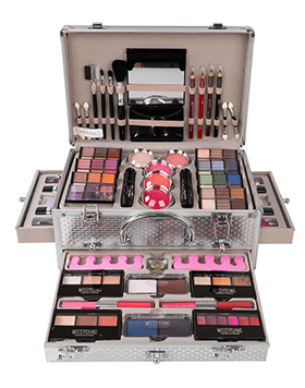 Professionals Full Eye Lips Makeup And Tools Set Vanity Table Set Cosmetics All In One Makeup Kit Box With Mirror For Salon